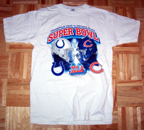 Super Bowl XLI 2007 Miami Florida Colts vs Bears Dolpin Stadium XL