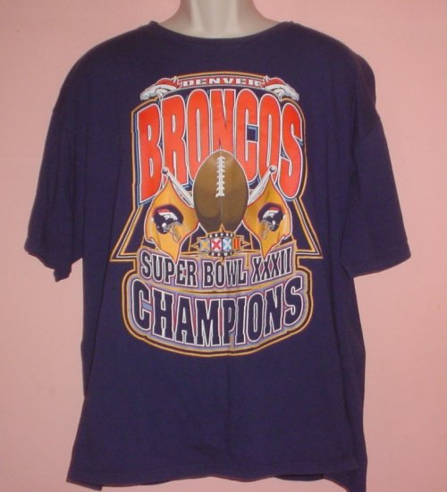 Denver Broncos Super Bowl XXXII 1998 Champons Size XL