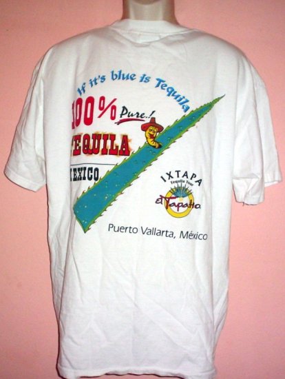 Tee shirt Tequila Tour El Tapatio Puerto Vallarta Mexico Size X Large XL