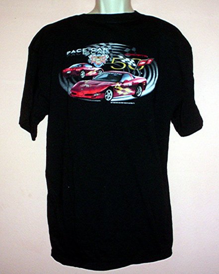 Tee shirt Corvette 50 Indianapolis 500 Pace Car 2002 Size Extra Large XL