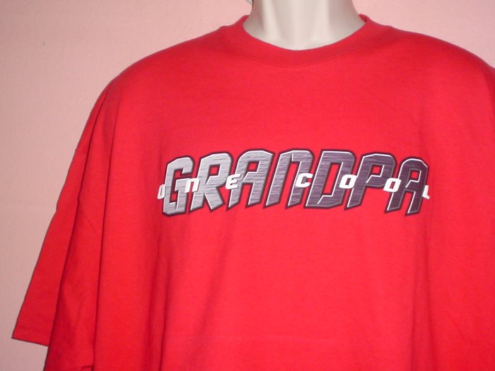 Tee shirt ONE COOL GRANDPA Cotton TSI Sportswear tee New NWT Size 2XL