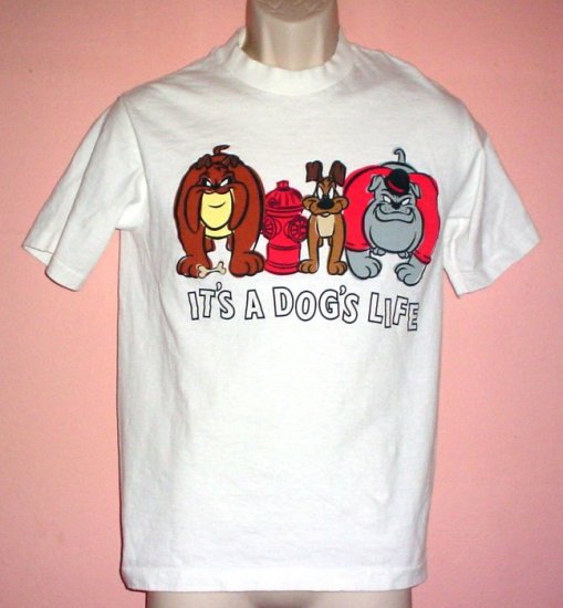 Warner Brothers cartoon tee shirt IT'S A DOG'S LIFE Size Small S