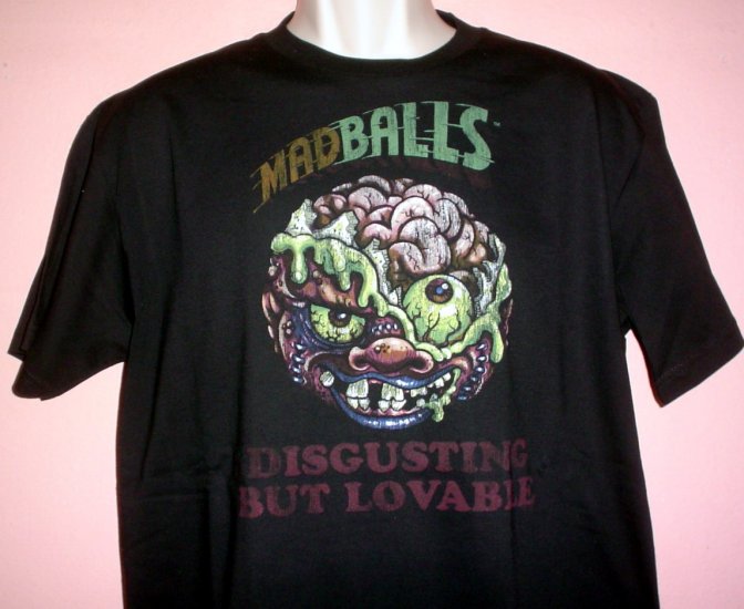 Tee shirt MAD BALLS DISGUSTING BUT LOVABLE New NWT Size Large L