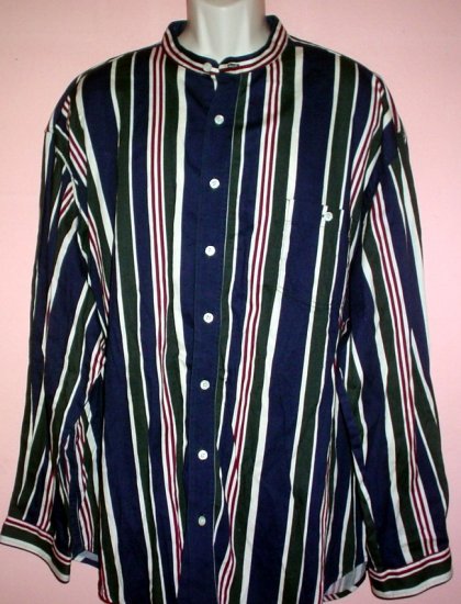 New Western rodeo bull riders shirt colarless cotton. Merona tag. Size XXXL