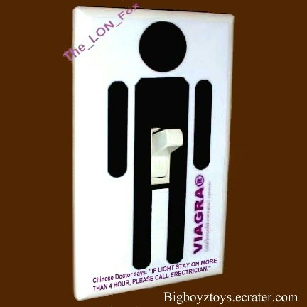 VIAGRA *DOCTOR QUOTE* LIGHT SWITCH PLATE ~OVER THE HILL ~BIRTHDAY ~RETIREMENT~GAG GIFT~NEW