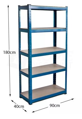 Tier Garage Shelves Shelving Unit Racking Boltless Heavy Duty Storage