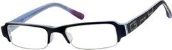 Product # 4325 Half Rim Frame with Design on Temples