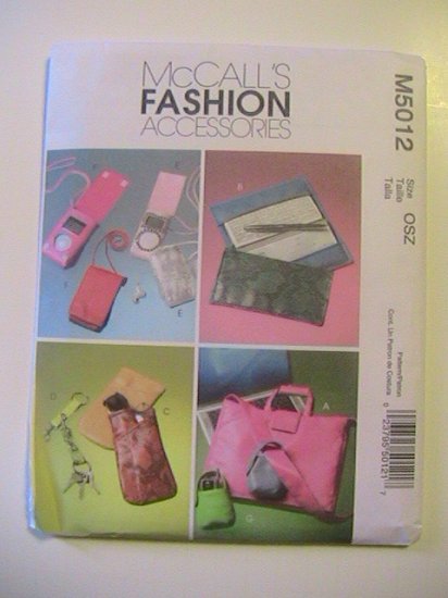 McCalls Fashion Accessories Sewing Pattern, Tote and Purse