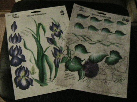 FolkArt One Stroke Teaching Guide,set 0f 2,Irises,Wisteria