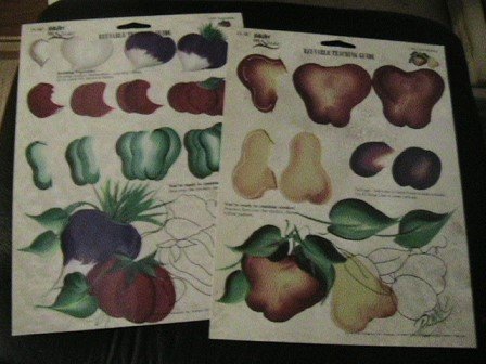 FolkArt One Stroke,Vegetables,Fruit Medley Teaching Guides,reusable