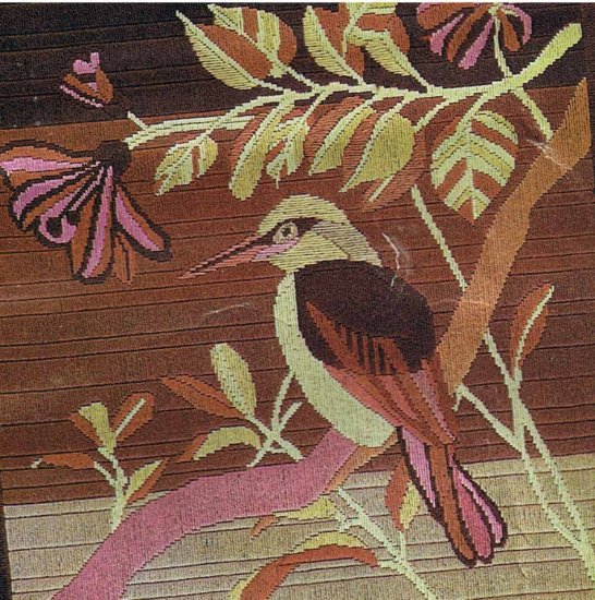 Pink Hummingbird Needlepoint/Tapestry/Longstitch Embroidery Canvas