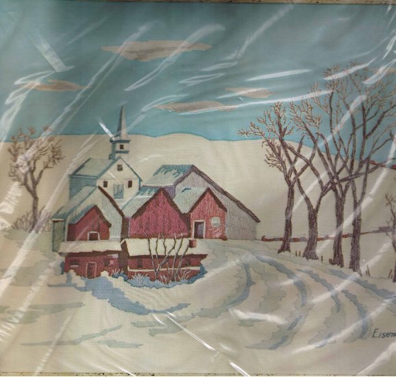 Paragon Needlecraft White Church in the Country
