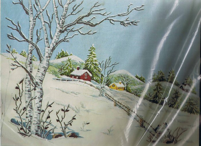 Paragon Winter Wonderland Crewel Kit by Veres