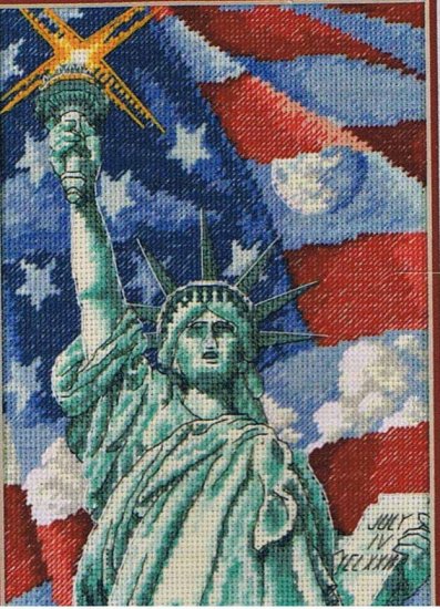 Dimensions Gold Collection Petites Liberty's Home counted Cross Stitch Design