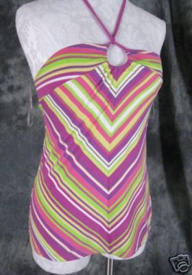 Victoria's Secret Knit Tie Halter Top Womens Medium M
