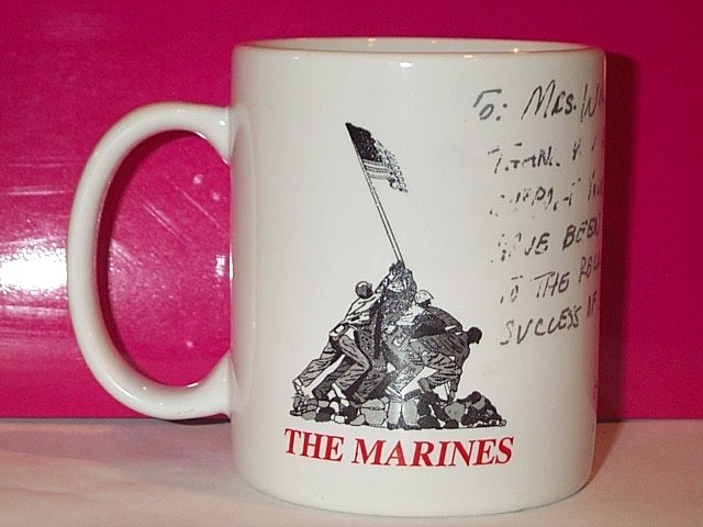 UNITED STATES MARINE CORPS signed MUG Sgt Miller USMC Chattanooga, TN Recruiter