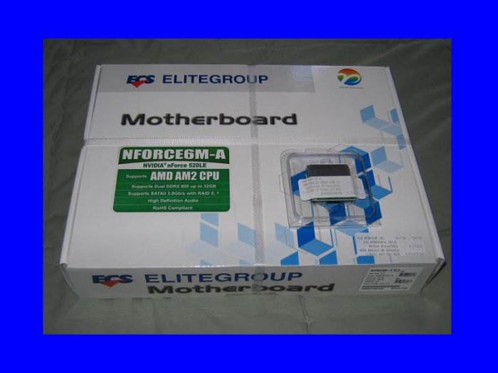 NEW OEM AMD Athlon 64 X2 4800+ Dual Core + ECS NFORCE6M-A Motherboard Combo