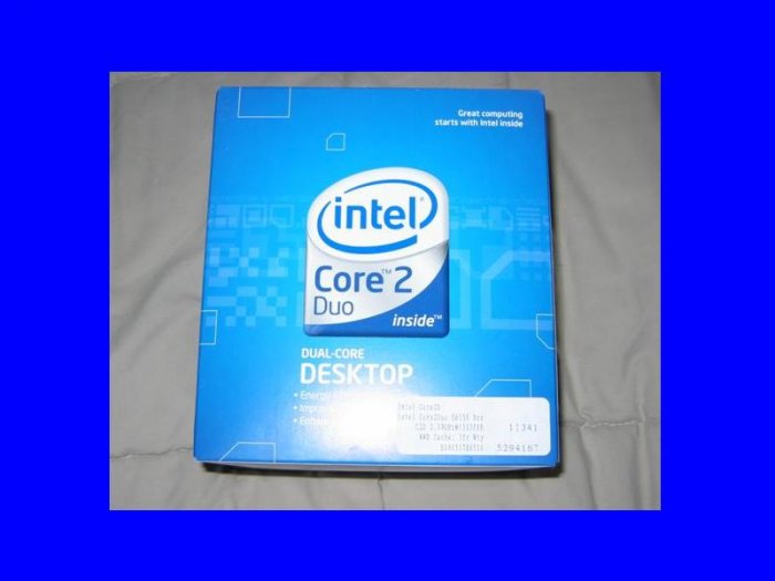 INTEL DUAL CORE 2 DUO E4600 CPU Processor X2 2 x 2.4GHZ FAN LGA 775 HEATSINK FAN