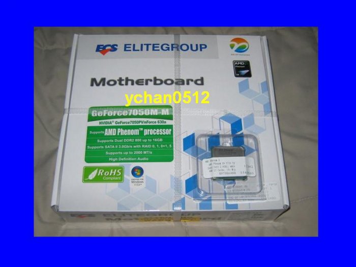 AMD Athlon 64 X2 4800+ Dual Core CPU Processor + ECS GEFORCE7050M-M v2 Motherboard SOCKET AM2 Combo