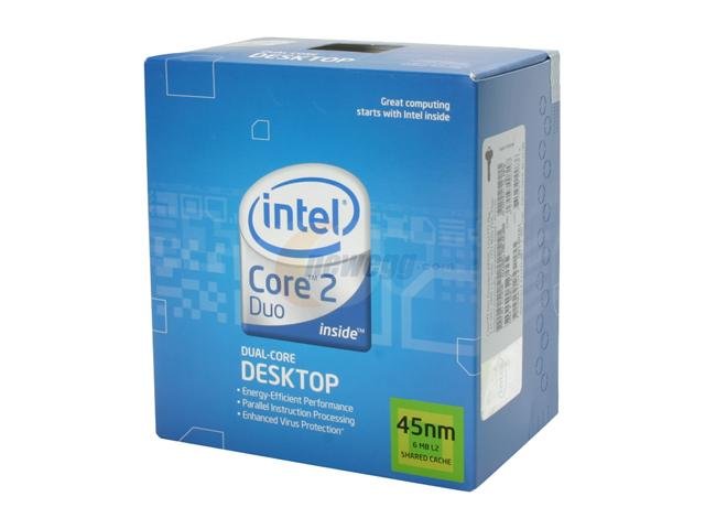 INTEL DUAL CORE 2 DUO E8500 CPU Processor X2 2 x 3.16GHZ FAN LGA 775 HEATSINK FAN