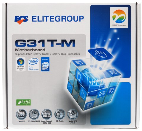 NEW Intel ECS G31T-M Motherboard LGA 775 Core 2 Duo Quad Micro ATX PC