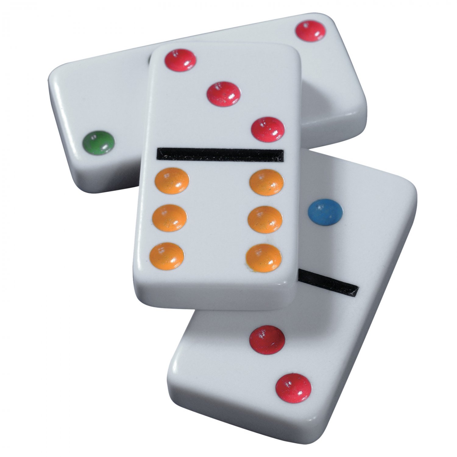 Double Six Dominoes 28 Color Dot Dominoes In Tin