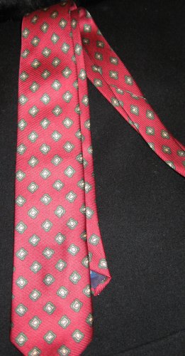 Polo by Ralph Lauren Red Patterned NeckTie