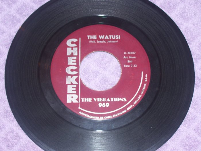 The Vibrations The Watusi / Wallflower Checker 969 45 Northern Soul
