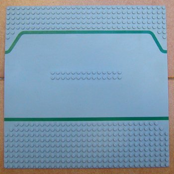 LEGO BASEPLATE BASE PLATE ROAD TOWN SERVICE STATION