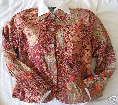 NEW COLDWATER CREEK TEXTURED LINEN JACKET PETITE PM
