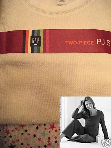 NEW GAP BODY COZY THERMAL PAJAMA PJ LOUNGE SET LOT S