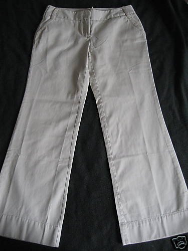NEW VICTORIA SECRET MARISA FIT CHINO PANTS BEIGE 4