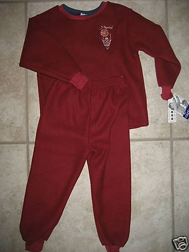 NWT CARTERS BOYS BASKETBALL SUPER SOFT FLEECE PAJAMAS 5