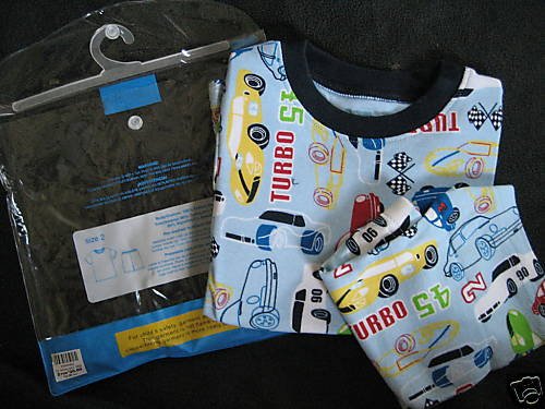 NWT TCP CHILDREN PLACE SHORTS TOP PAJAMA PJ RACE CAR 2