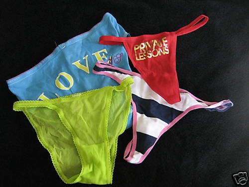 NWT NEW LOT VICTORIA SECRET PANTY THONG LOT S SMALL