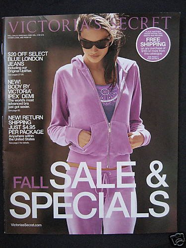 VICTORIA SECRET FALL SALES SPECIALS CATALOG 2005