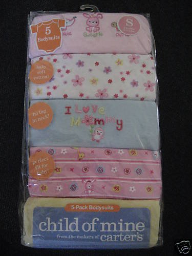 NWT lot I LOVE MOMMY carter onesie bodysuits 3mo GIRL