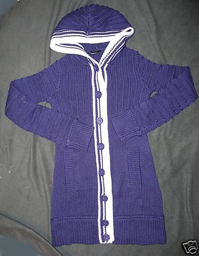 NEW VICTORIA SECRET CABLE SWEATER CARDIGAN COAT XS