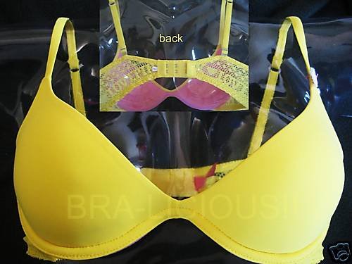 NEW VICTORIA SECRET PINK lace LOWCUT SCOOPNECK BRA 34A