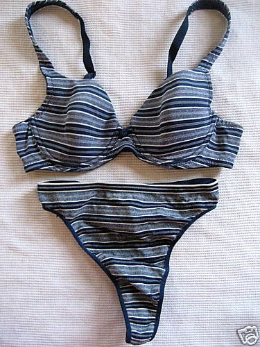 VICTORIA SECRET SHAPING DEMI BRA THONG SET LOT 32B S