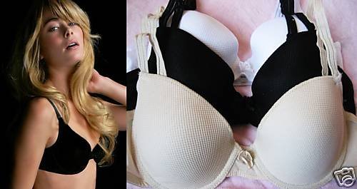 NEW SEXY CLEAVAGE WATER GEL PADDED PUSH UP BRA 34B
