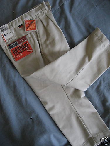 NWT DOCKERS BOY DRESS SCHOOL UNIFORM KHAKI PANTS 4 SLIM