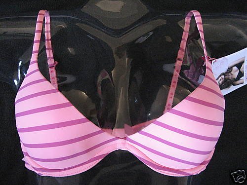 NWT VICTORIA SECRET PINK LOWCUT SCOOPNECK BRA 34A FLIRT