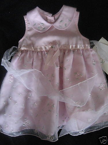 NWT PINK TWIRL PRETTY EASTER FORMAL DRESS 24mo GIRLS