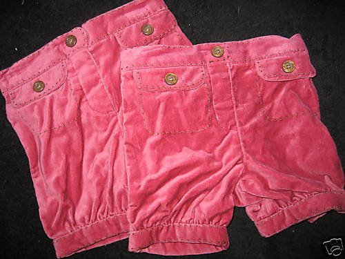 NWT LOT TWINS OLD HAVY PINK BUBBLE SHORTS 6 12