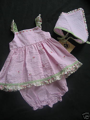 NWT GOOD LAD DRESS KERCHIEF BLOOMERS LOT TWINS 6 9