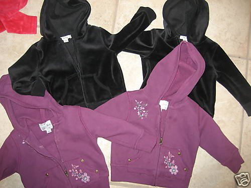 OLD NAVY TWINS GIRLS COATS HOODIE JACKETS 12-18 MO LOT