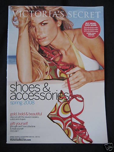 VICTORIA SECRET SEXY SHOE CATALOG 2008 MARISSA MILLER
