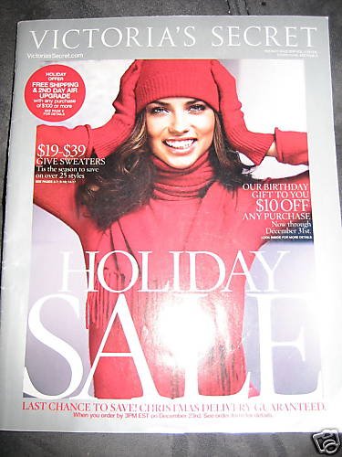 VICTORIA SECRET CATALOG HOLIDAY SALE 2005 ADRIANA LIMA