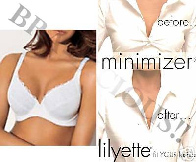 LILYETTE FULL FIGURE MINIMIZER BRA PRETTY PINK 40C 962
